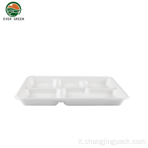 Box per il pranzo compostabile per casa sostenibile al 100 %